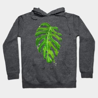 monstera deliciosa painting Hoodie